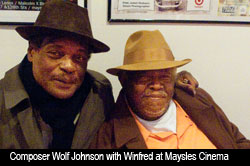 Winfred and Wolf at Maysles Cinema screening 1/12